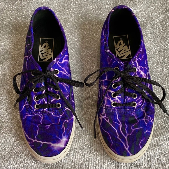 blue lightning bolt vans
